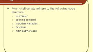 Unix Shell Scripting Functions Part 1