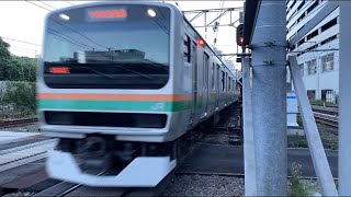 【大迫力の超超高速進入！！！】東海道線 横浜駅 E231系1000番台 高速入線