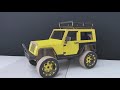 jeep wrangler from cardboard