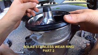 Sea Doo Spark Trixx Stainless Wear Ring Installation - Part 2! Setting the Solas in Place!