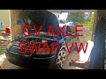 CV Axle Replacement VW Passat 2005