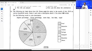 Pie Chart Writing 2018 OL English Paper - Grade 10 and 11 - 03.12.2024 Tuesday