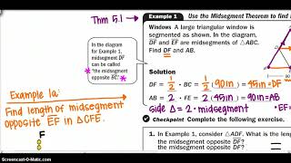 5 1 Midsegment Theorem and Coordinate Proof
