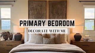PRIMARY BEDROOM DECORATE WITH ME || DETAILS || 2025