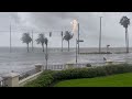 Hurricane Idalia raw footage: High winds, storm surge near Tampa