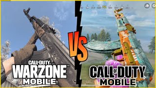 Call of Duty Mobile vs Warzone Mobile Comparison | CodM vs Project Aurora 1.2