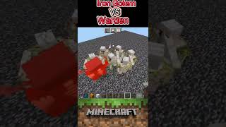10 Iron Golem vs Warden ||  #minecraft #short #viral #hacks #minecraftshorts #vs #minecrafthacks