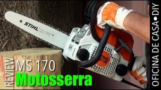 Motosserra MS 170 - Review #DIY #oficinadecasa