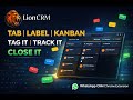 WhatsApp CRM Chrome Extension - Tab, Label & Kanban Board Feature Tutorial | Lion CRM