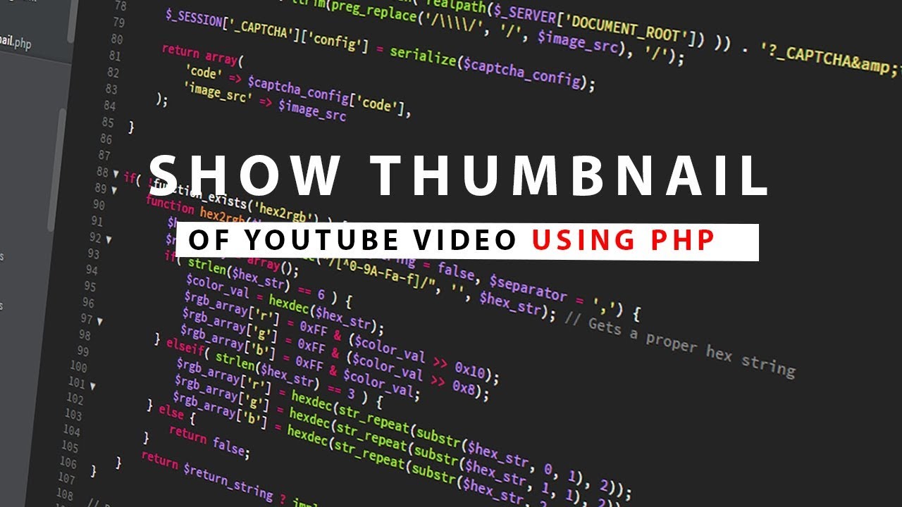 Get Thumbnail From Any Youtube Video Php Youtube Get Thumbnail From Any Youtube Video Php Youtube