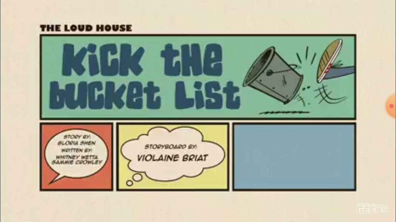 The Loud House Kick The Bucket List Title Card - YouTube