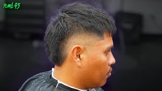 HOW TO DO THE PERFECT BURST FADE WITH TEXTURED TOP |💈BARBER BREAKDOWN!