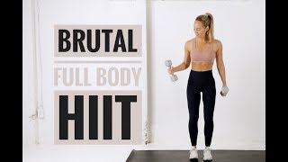 20 Minute // FULL BODY HIIT Workout With Weights