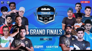 Hindi | Gillette 7Sea Invitational by Skyesports | BGMI Grand Finals | Day 5 | ft. GODL, SOUL, TSM