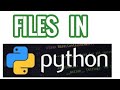 Files in Python | Read , write and append files in python file handling