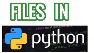 Files in Python | Read , write and append files in python file handling