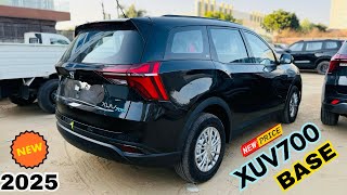 XUV700 2025 BASE MODEL 🔥| NEW PRICE | FEATURES | XUV700 MX MODEL