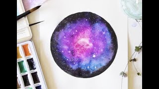 Watercolour Galaxy with Becky Starsmore 🌌