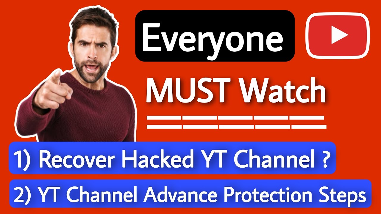 How To Recover Hacked Youtube Channel. How To Secure Your YouTube ...