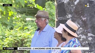 Journées du Patrimoine : petit tour  à l'ancienne usine sucrière du Baril, à Saint-Philippe