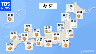 【11月14日 夕方 気象情報】明日の天気