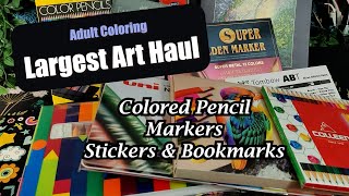 My LARGEST Art Haul EVER + Unique Japanese Colored Pencils!