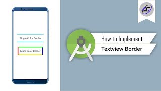 How to Implement Textview Border in Android Studio | TextviewBorder | Android Coding