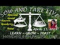 Sow and Tare Live Chat, Mondays 6 PM PST, April 15, 2024 Special Guest Aaron w/ Guidroz Family Farm