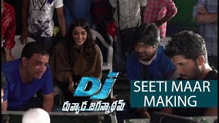 Seeti Maar Song Making - DJ Movie Making | Allu Arjun, Pooja Hegde