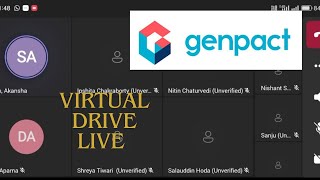 Genpact interview Live #interview