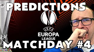 Europa Conference League Predictions - Matchday #4