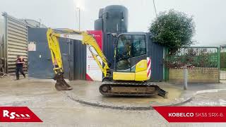 KOBELCO SK55 SRX-6 - 5T MINI EXCAVATOR - RS MACHINERY HIRE AND SALE