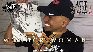 WATCH ME DRAW! ( WONDER WOMAN ) JUSTICE LEAGUE SERIES...