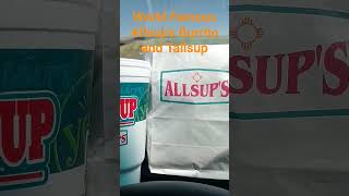 World Famous Allsup's Burrito and Tallsup #allsups #burrito #texas