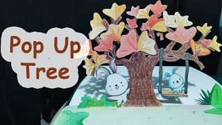 Pop Up Illustration - a guide how to make a simple pop up tree