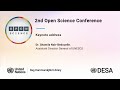 UNOpenScience21: Day 1 Keynote - Assistant Director General of UNESCO, Dr. Shamila Nair-Bedouelle