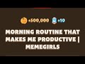 MORNING ROUTINE THAT MAKES ME PRODUCTIVE | MEMEGIRLS | Memefi New Youtube Video Code