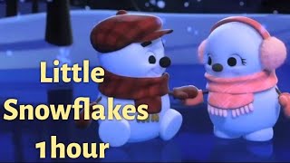Little Snowflake Loop One Hour| 1hour extended| Baby Lullaby| Instrumental| Favorite Bedtime Songs