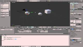 BGE3 - Python in Blender Game Engine - Move Object Revisited - Linux.avi