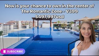 Exquisite Condo in Puerto Vallarta Romantic Zone | 3 Blocks to Beach | Only $497,997 USD | V399 #401