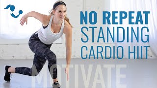30-Minute No Repeat Standing Cardio Hiit Workout