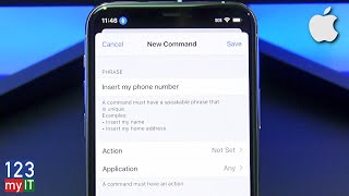 Create Custom Voice Commands on iPhone iPad iPod Touch
