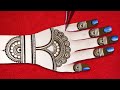 Very easy back hand mehndi design | simple mehndi design |mehandi ka design | mehndi design | mehndi