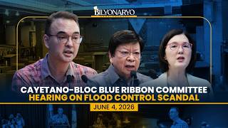 LIVE: Flood control probe commences under Cayetano bloc | June 4, 2026
