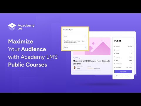 How to Create Public Courses with Academy LMS: Step-by-Step Guide