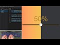 ASMR Programming - Range Slider With Text using Html CSS and Javascript - No Talking