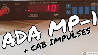 ADA MP-1 + Cab impulses is awesome