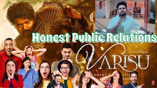Varisu Movie Review | Hindi | Rashmika Mandana | Vijay Thalapathy | Public Reaction |