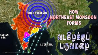 How Northeast Monsoon forms in India | DREAMEA TAMIL