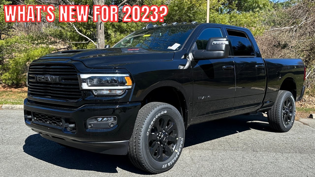 2023 RAM 2500 Laramie Night Edition - REVIEW And POV DRIVE - BLACKED ...